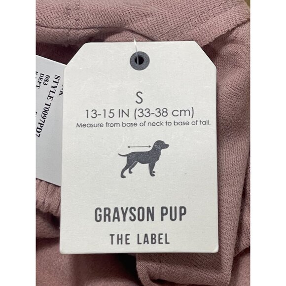 Grayson Pup - Pet Sweatshirt With Hood - "Favorite Child" - Light Brown - Small - Picture 5 of 10
